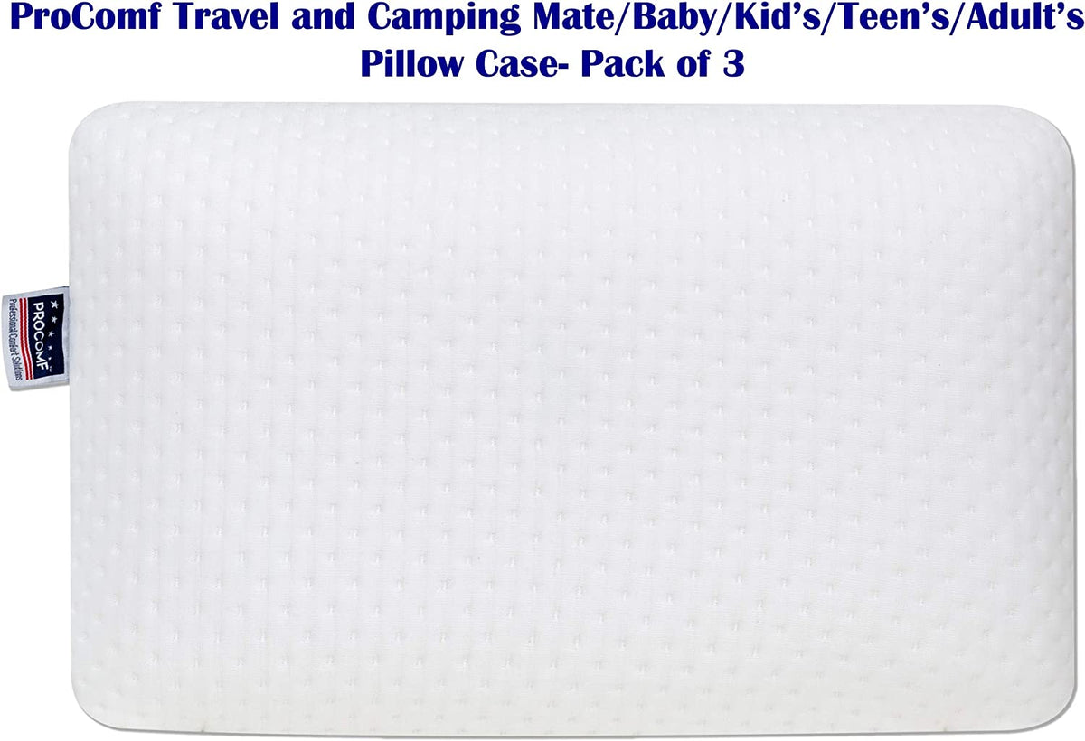 FUNDA DE ALMOHADA DE ESPUMA CON MEMORIA PROCOMF TRAVEL MATE