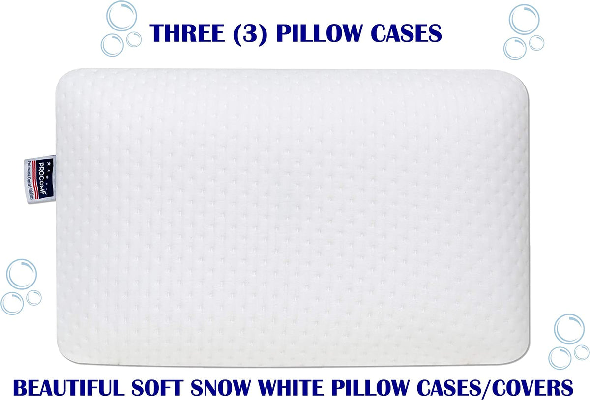 FUNDA DE ALMOHADA DE ESPUMA CON MEMORIA PROCOMF TRAVEL MATE